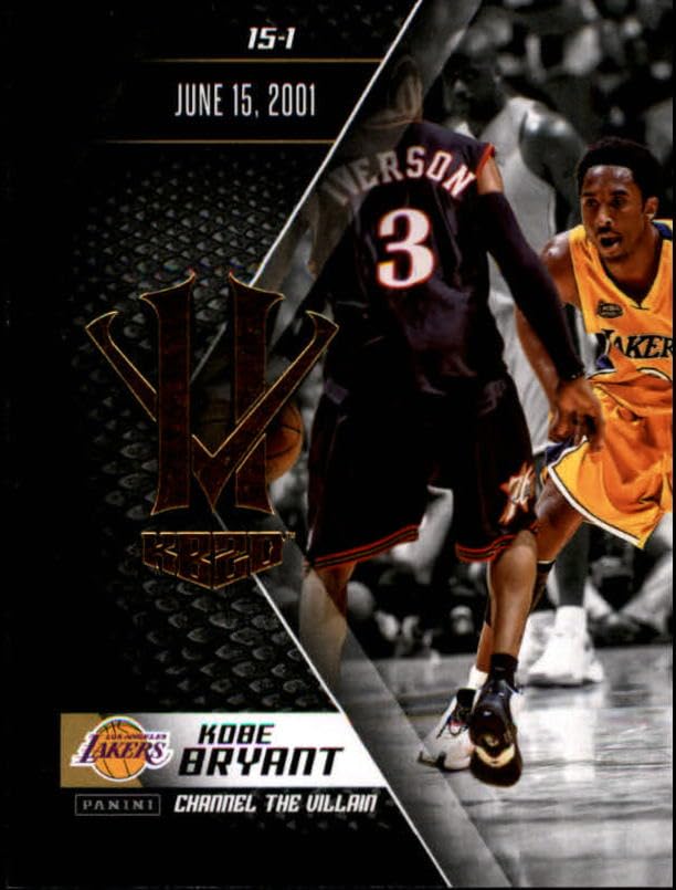 Amazon.com: 2015-16 Panini HV KB20 Channel the Villain #6 Kobe